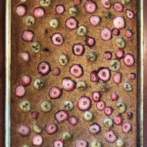 Bananas and Strawberries Sheetpancakes by codyalanstubbs