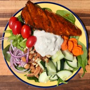 Spicy Grilled Chicken Salad by codyalanstubbs