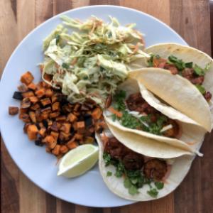 Sriracha Lime Shrimp Tacos by codyalanstubbs